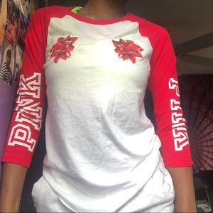 festive  Christmas “pink” top